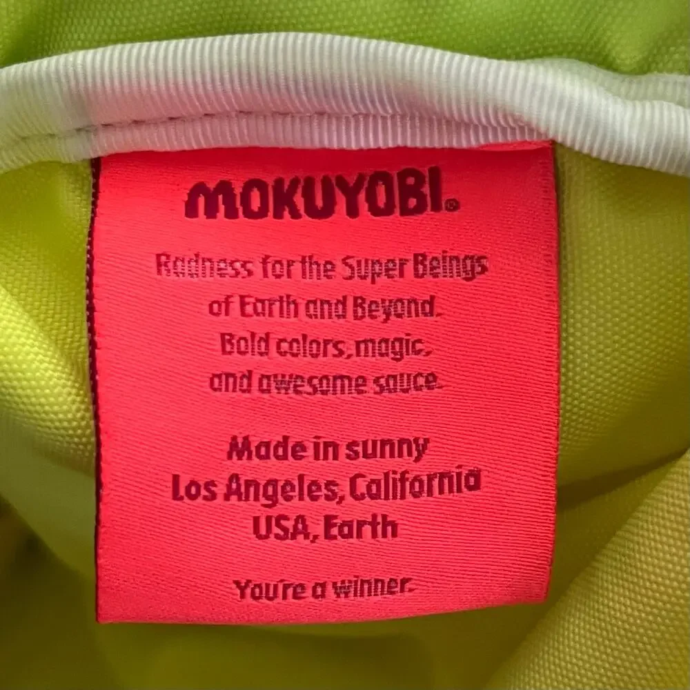 Mokuyobi Neon Seas Fanny Pack Water Resistant Belt Bag 1.5L Made in USA EUC Y2K